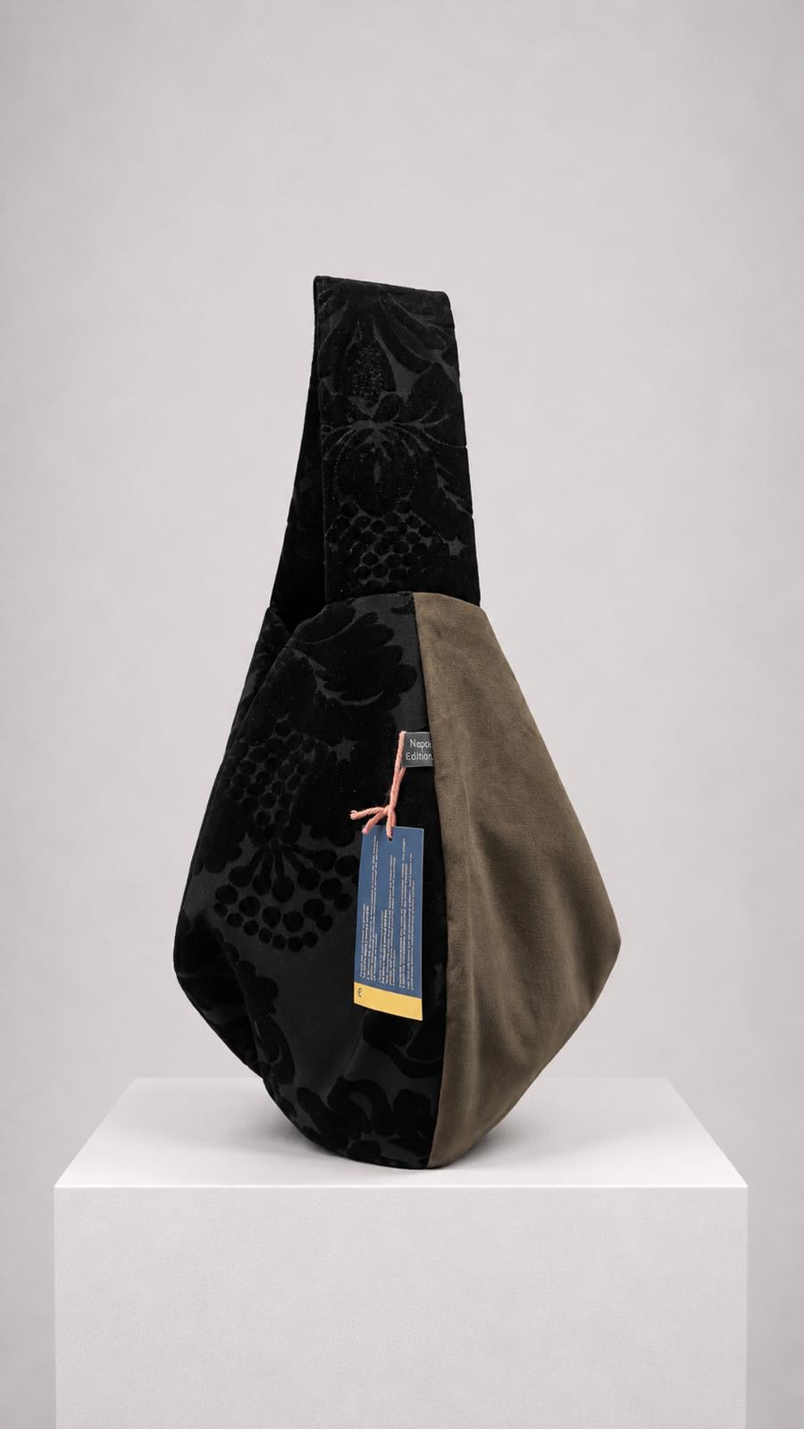 Maxi bag duo verde e nero