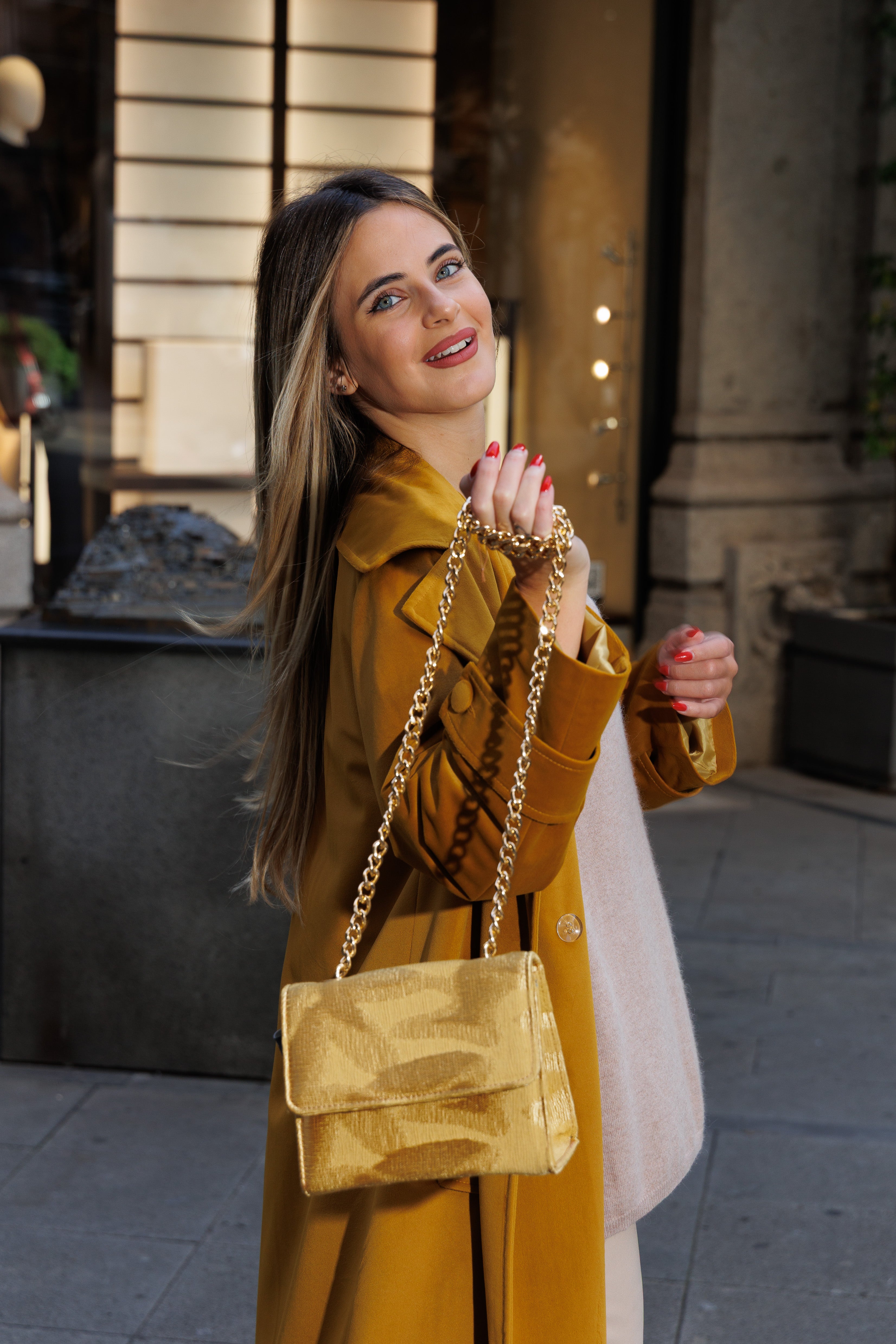 SCATOLETTA VELLUTO FOGLIA