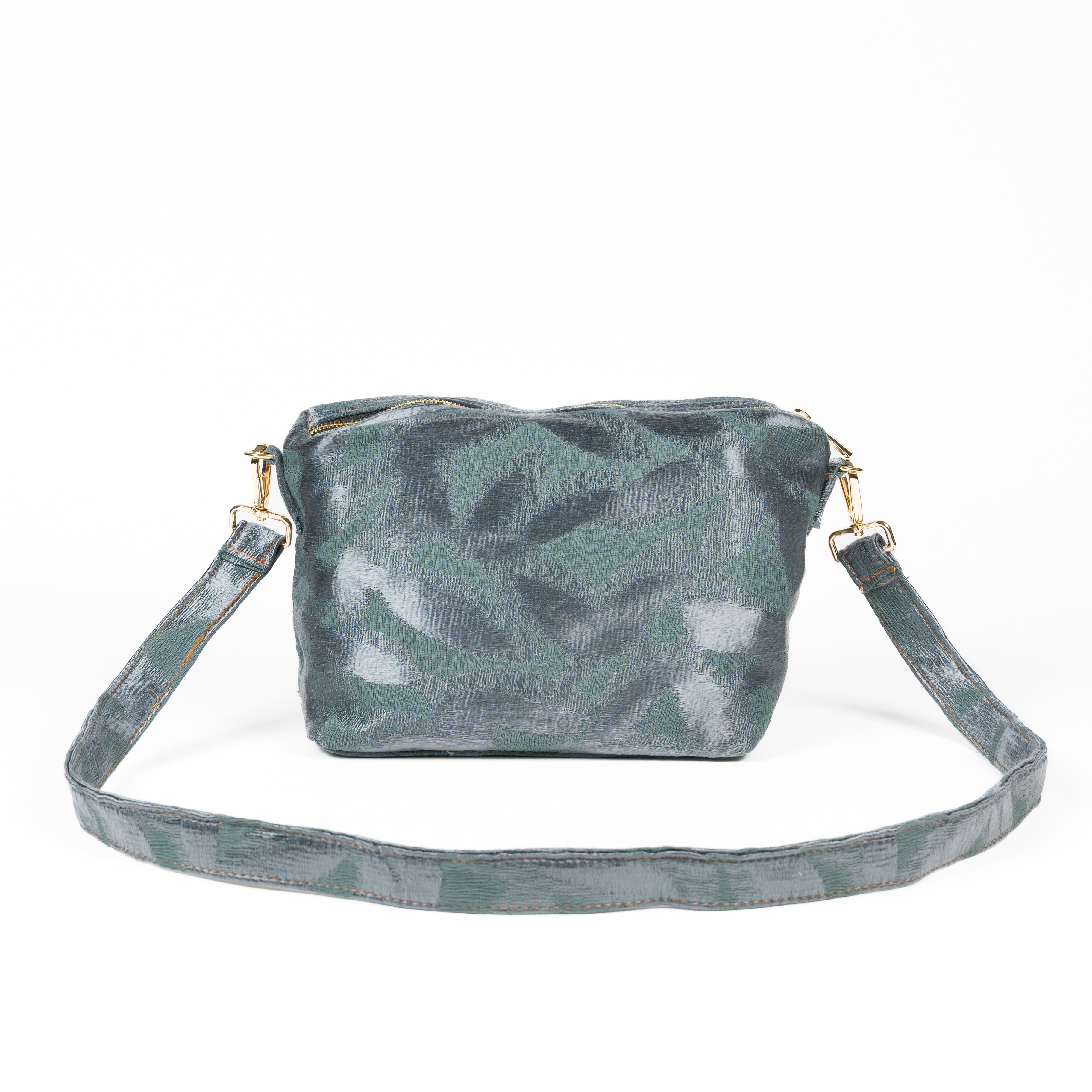 MINI GBAG TRACOLLA LUNGA VELLUTO FOGLIA