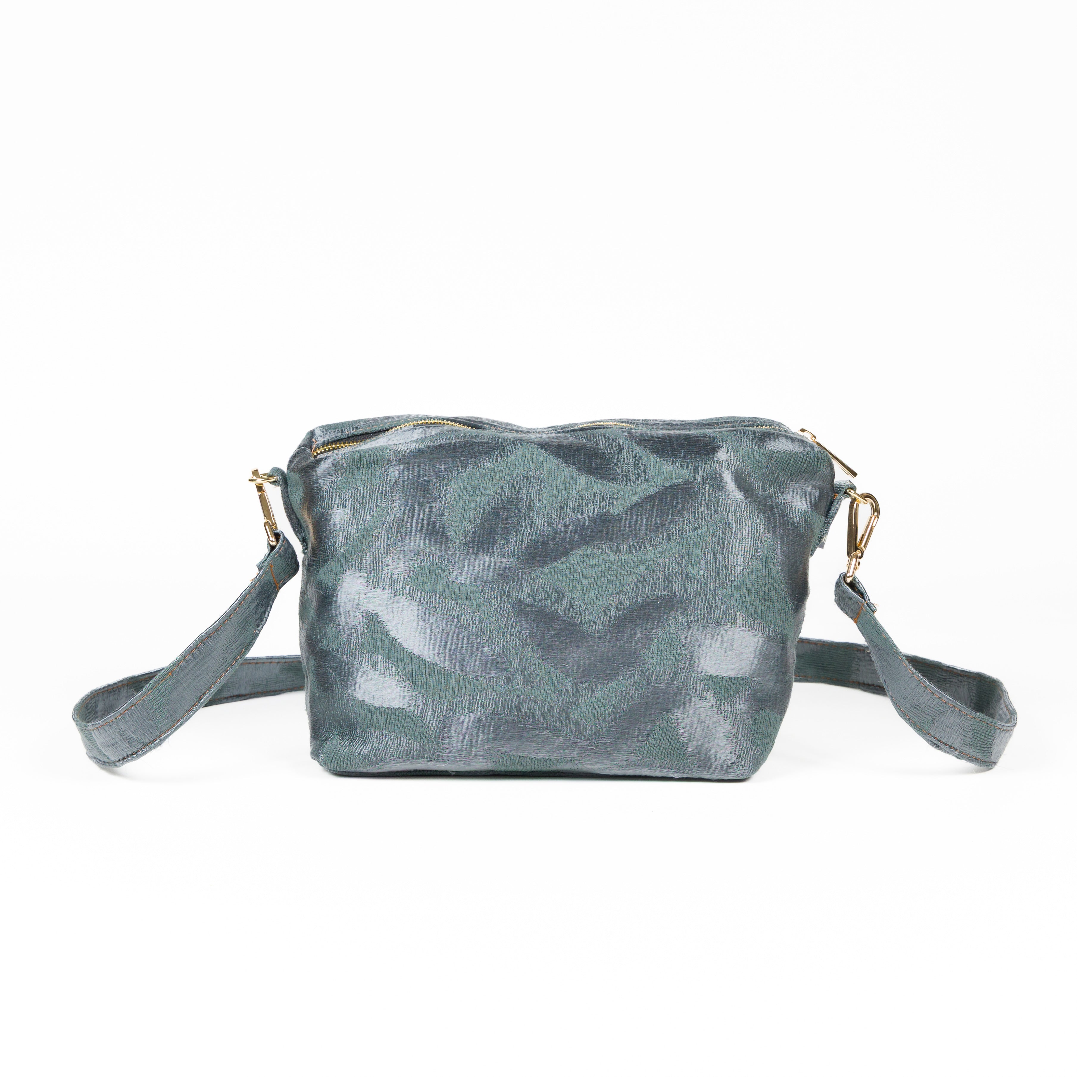MINI GBAG TRACOLLA LUNGA VELLUTO FOGLIA