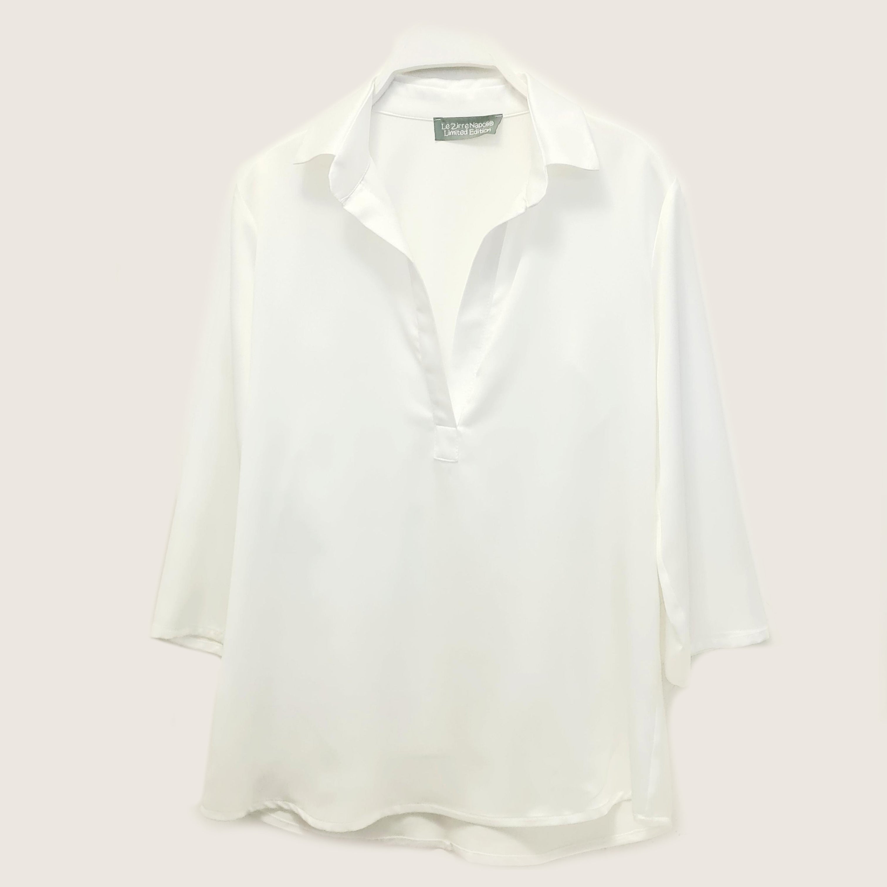 Camicia colletto bianco