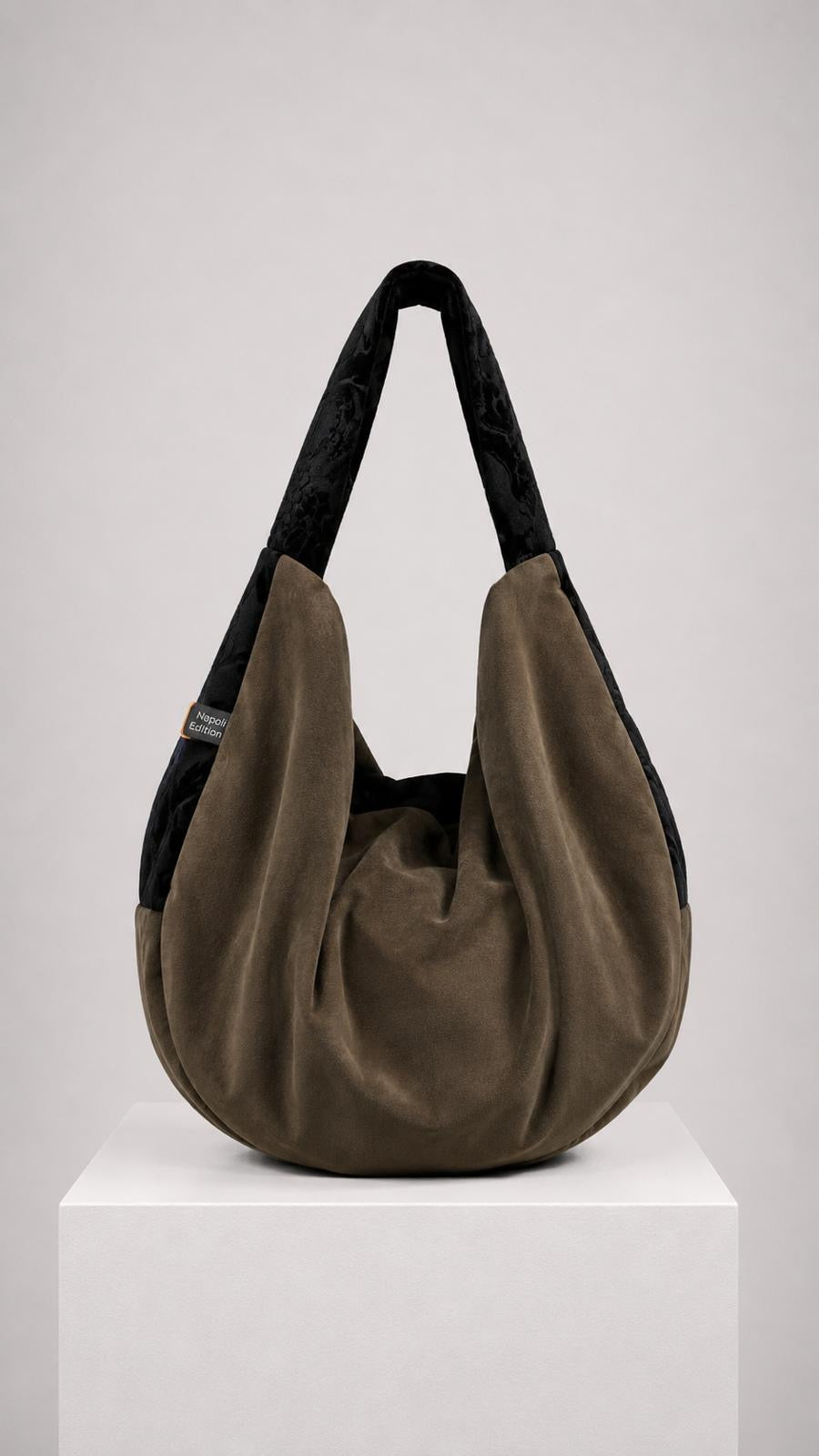 Maxi bag duo verde e nero