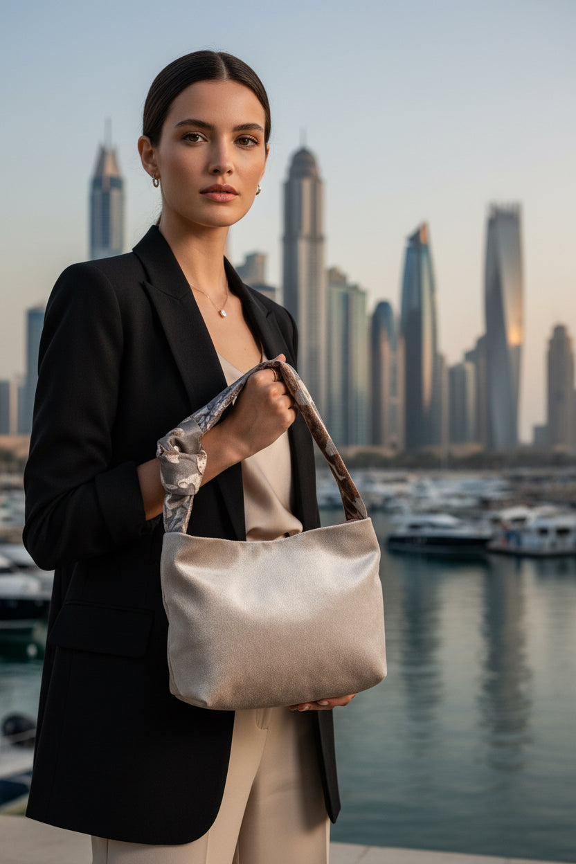 Nodo Sofia broccato beige
