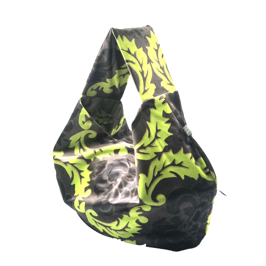Maxi Bag Eco Broccato Verde